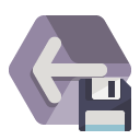 previous,diskette icon