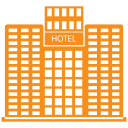 building, hotel, skyscraper, tower svg vector icon