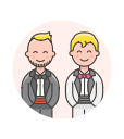 gay, wedding svg vector icon