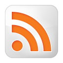 rss, social, white icon