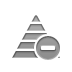 pyramid,delete icon