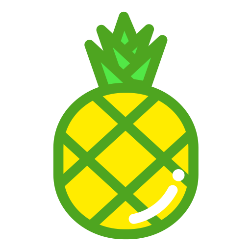 Pineapple svg vector icon