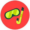 sea, sports, summer, vacation icon
