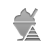 icecream,pyramid icon