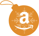 amazon, ball, christmas svg vector icon