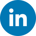 circle, linkedin, round , social media, social network svg vector icon