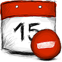 date,delete icon