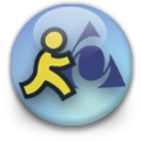 aim,orb,blue icon