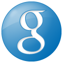 blue, button, google, social icon