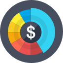 chart, graph, infographic, investment, report, stocks svg vector icon