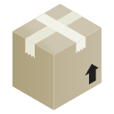box, brown, cardboard, package svg vector icon