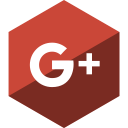 gloss, google, hexagon, media, plus, social svg vector icon
