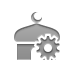 mosque,gear icon