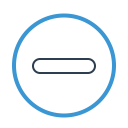 cancel, circle, delete, minus, remove, subtract, trash svg vector icon