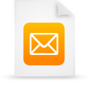 document, file, orange, paper icon