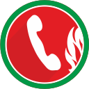 call, communication, fire, phone, talk, telephone svg vector icon