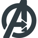 action, avengers, book, comic, marvel, movie svg vector icon