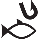 animal, fish, fishing, swimming svg vector icon