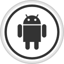 android, logo, media, online, social svg vector icon