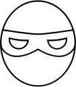 crook, ddos, hack, hacker, turtle svg vector icon