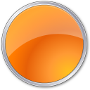 circle,orange,round icon
