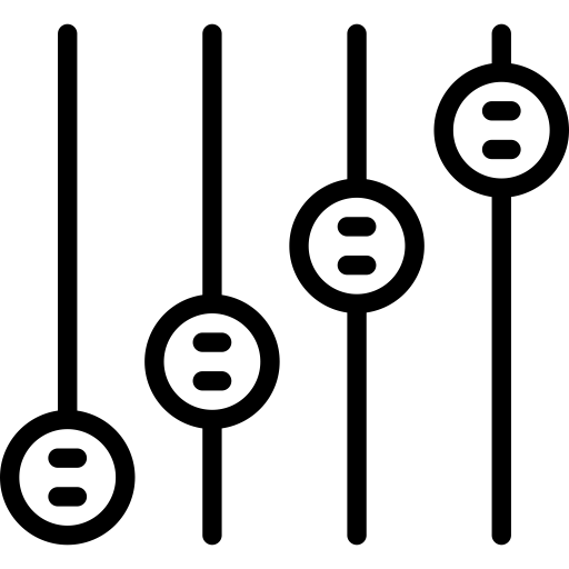 Controls svg vector icon