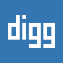 digg, digger, network, social svg vector icon