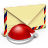 santa,letter,message,envelop,mail,email icon