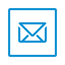 envelope, letter, mail, message, send, share, square svg vector icon