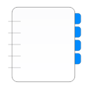 address, book svg vector icon