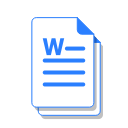 copy, doc, file, office, word svg vector icon