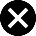 cancel, circle, close, delete, dismiss, remove svg vector icon