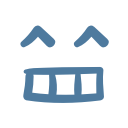 emoji, emot, fake, happy, smile svg vector icon