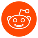 circle, outline, reddit, social-media svg vector icon