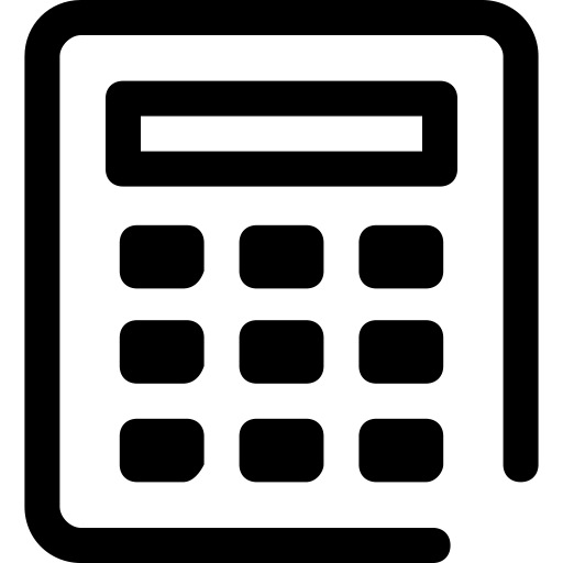 Calculator svg vector icon