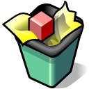 trash,full,recycle bin icon