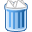 trash,canfull,recycle bin icon