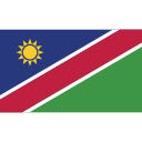 ensign, flag, namibia, nation svg vector icon