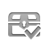 treasure,chest,checkmark icon
