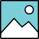 image, mountain, photo, picture, sun svg vector icon