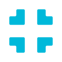 notfullscreen, toggle fullscreen, video svg vector icon