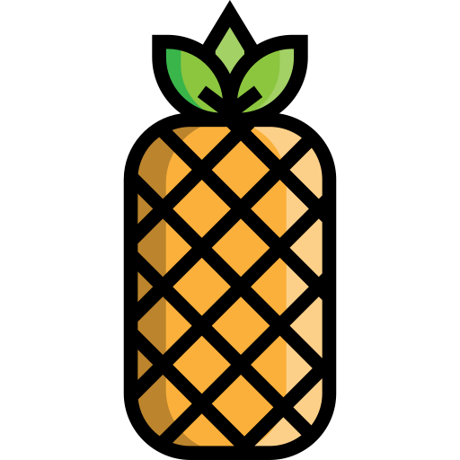 Pineapple svg vector icon