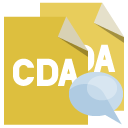 file,format,cda,speech,bubble icon