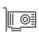 card, hardware , lan, lan card, lan card svg vector icon