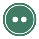 flickr, social svg vector icon
