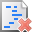 code, delete icon