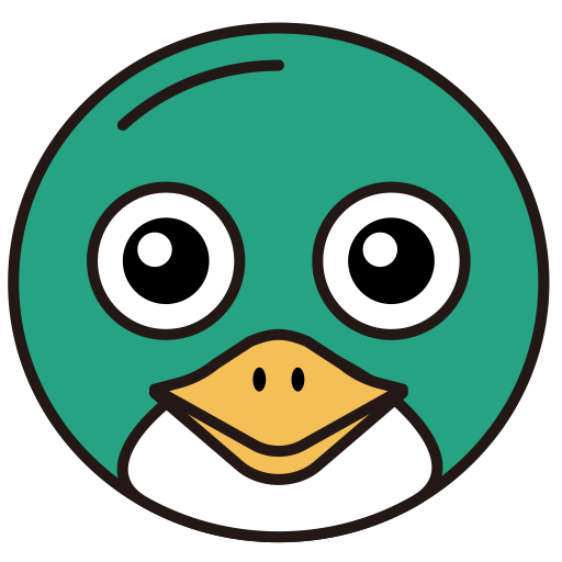 Duck svg vector icon