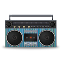 boombox, lines icon