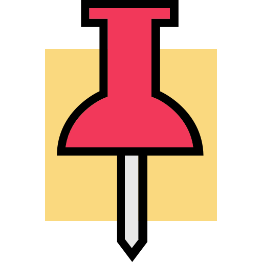 Thumbtack svg vector icon