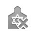 synagogue,cross icon